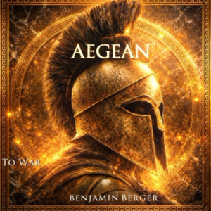Pochette d'album audio Aegean, que Benjamin Berger a composé, retrouvable sur toutes les plateformes de musique.